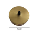 DecorBites™ Brass Ceiling Plate Iron Pendant Lamp Bases - DIY Round Chassis Kit
