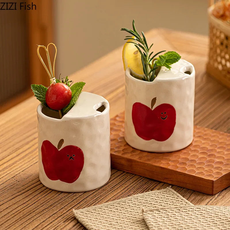 DecorBites™ Bowknot Pattern Porcelain Coffee Mug, Cute Cartoon Design, Ideal for Tea and Juice.