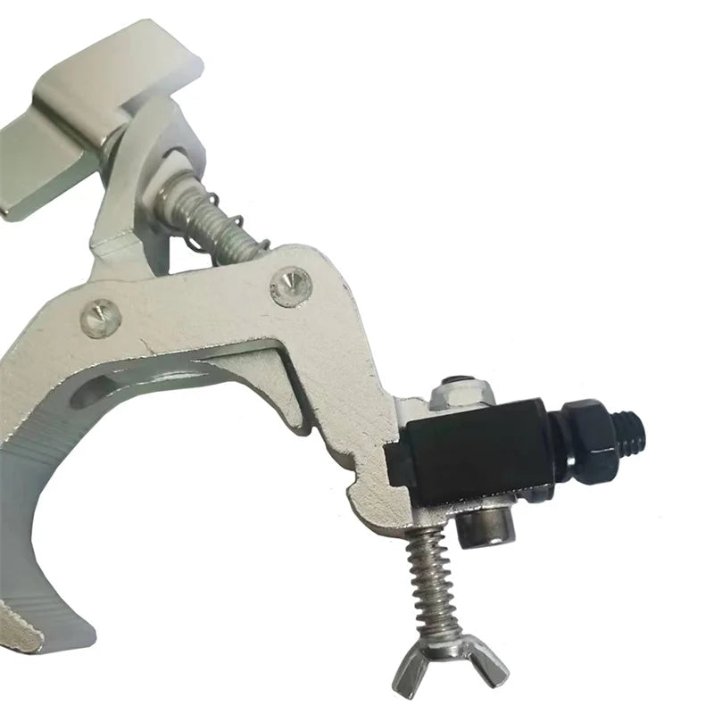 DecorBites™ Large Silver Spring Folding Hooks for Moving Head Beam Lights
