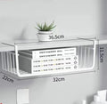 DecorBites™ Kitchen Organizer Shelf Desk Storage Rack Mesh Basket Wardrobe Holders