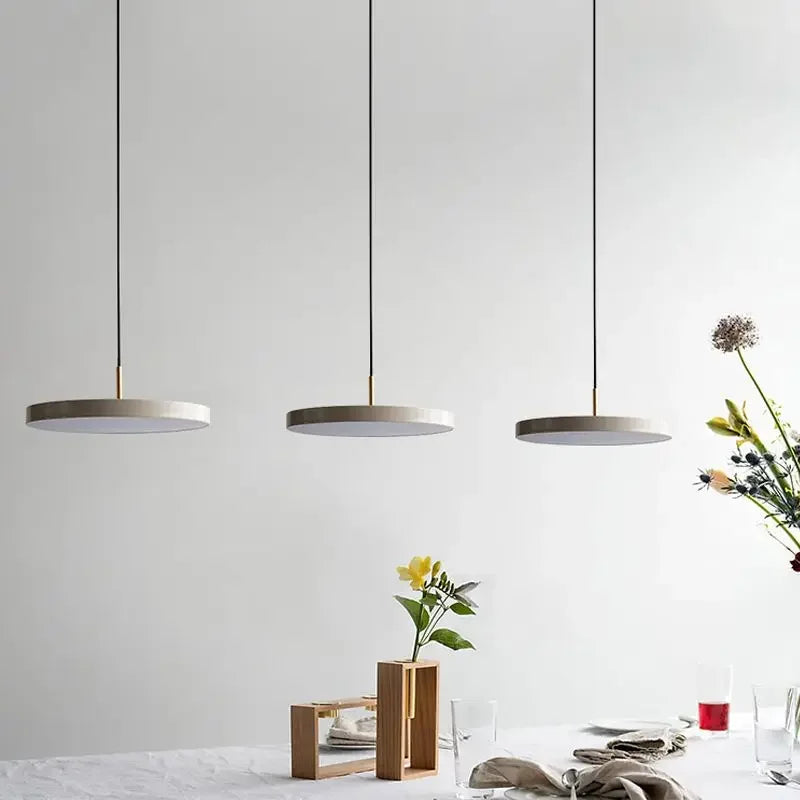 DecorBites™ LED Study Disc Pendant Light for Bedroom Living Room Office Decor