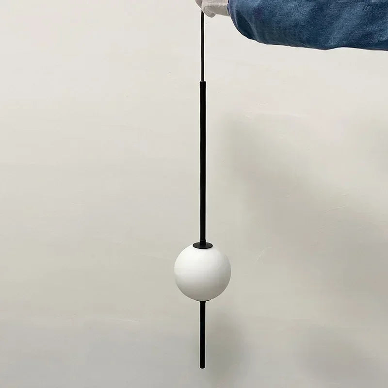 DecorBites™ Glass Ball Pendant Lights for Dining Room Bedroom Decor Lighting