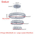 DecorBites™ Crystal Chandelier Pendant Lamp for Dining Room and Bedroom