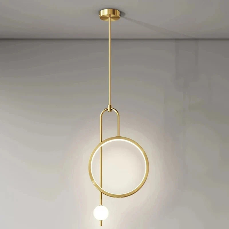 DecorBites™ LED Ring Pendant Chandelier for Home Dining Living Bedroom Suspension