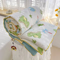 DecorBites™ Breathable Double Gauze Queen Quilt with Soya Fibre Filling