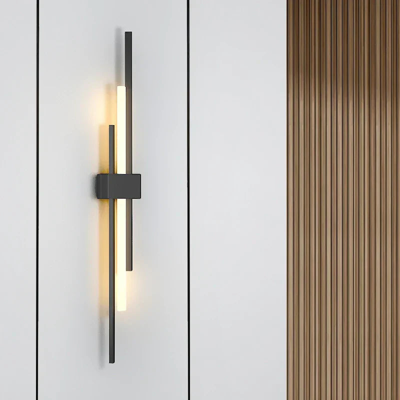 DecorBites™ LED Grille Living Room Sofa TV Wall Lamp Strip, Minimalist Modern Bedroom Bedside Lighting