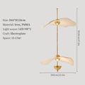 DecorBites™ Lotus Leaf LED Pendant Lamp for Luxury Living Room Decor