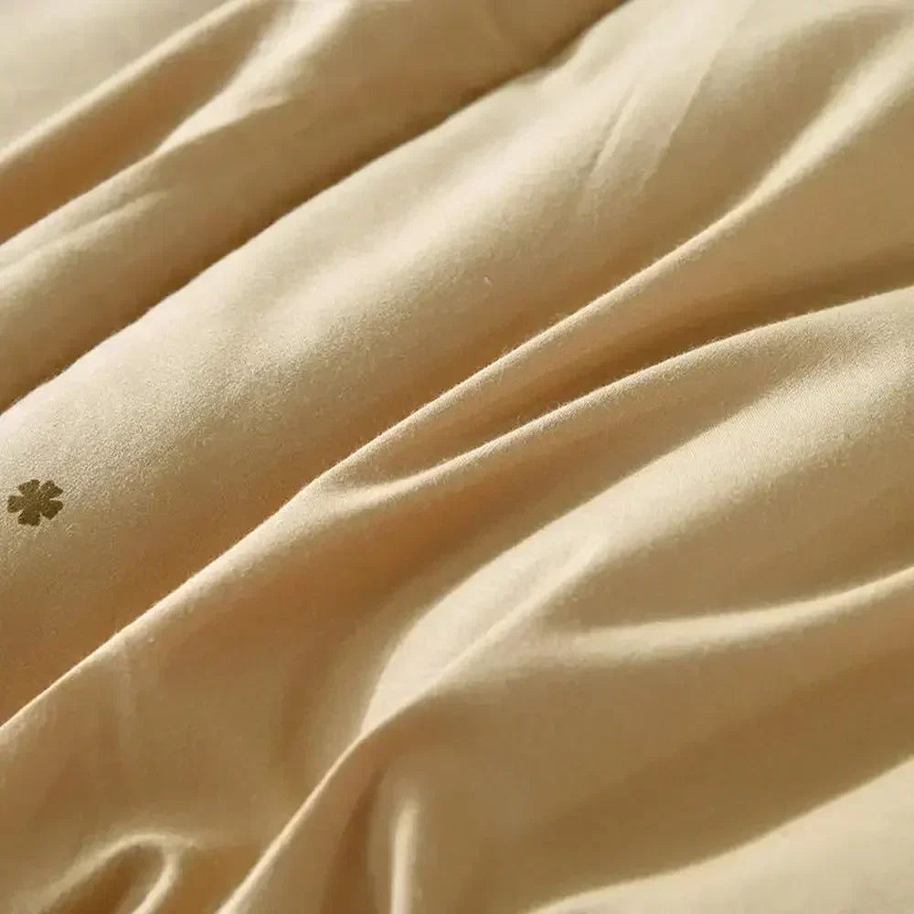 DecorBites™ Camel Hair Quilted Blanket Comforter Single King Size
