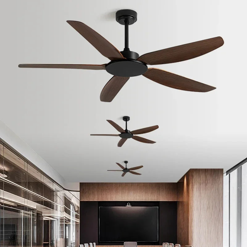 DecorBites™ 58-Inch Black Ceiling Fan with Remote Control for Commercial Use