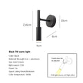 DecorBites™ LED Wall Lamp Reading Light Adjustable Rotation Bedroom Spotlight