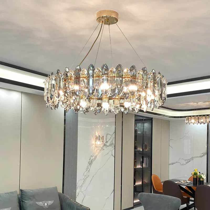 DecorBites™ Crystal Chandelier: Luxury Nordic Post-modern Design for Living Room, Bedroom, Dining Room