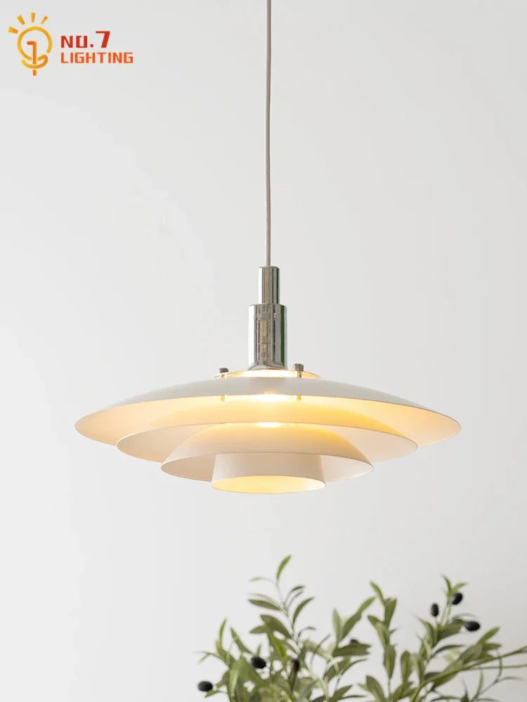 DecorBites™ Bauhaus Flying Saucer Pendant Light LED E27 Black/White Office Restaurant Bar