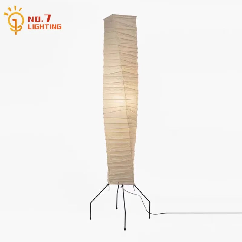 DecorBites™ Akari Noguchi Floor Lamp LED E27 Rice Paper Standing Art Decor Living Room