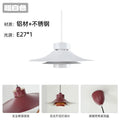"DecorBites™ Modern Flying Saucer Pendant Light - French Atmosphere Horn Hanging Lamp"