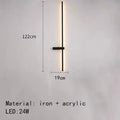 DecorBites™ LED Wall Lights: Modern Black White Aluminium Sconce Lamp for Living Room Bedroom