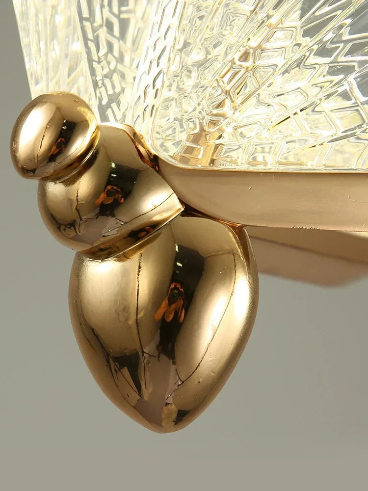 DecorBites™ Butterfly Acrylic Chandelier Modern Ceiling Light Pendant Lamp for Living Room