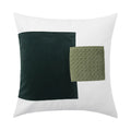DecorBites™ Luxe Gray & White Cushion Cover 45X45CM for Modern Home Decor & Sofa