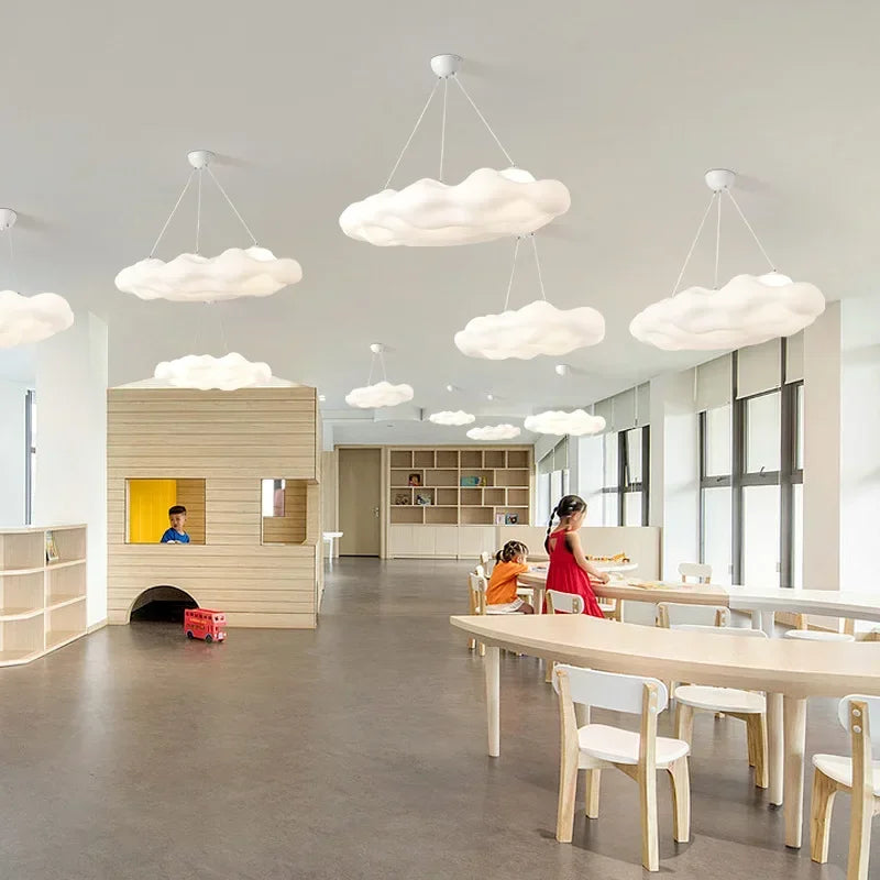 DecorBites™ Acrylic Cloud LED Ceiling Chandelier for Living Room and Bedroom