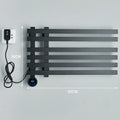 DecorBites™ Electric Towel Warmer Rack Thermostatic Digital Display Stainless Steel Holder