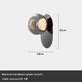 DecorBites™ Glass Ball Sconce Lamps Round Wall Decor Lights for Luxurious Room & Aisle