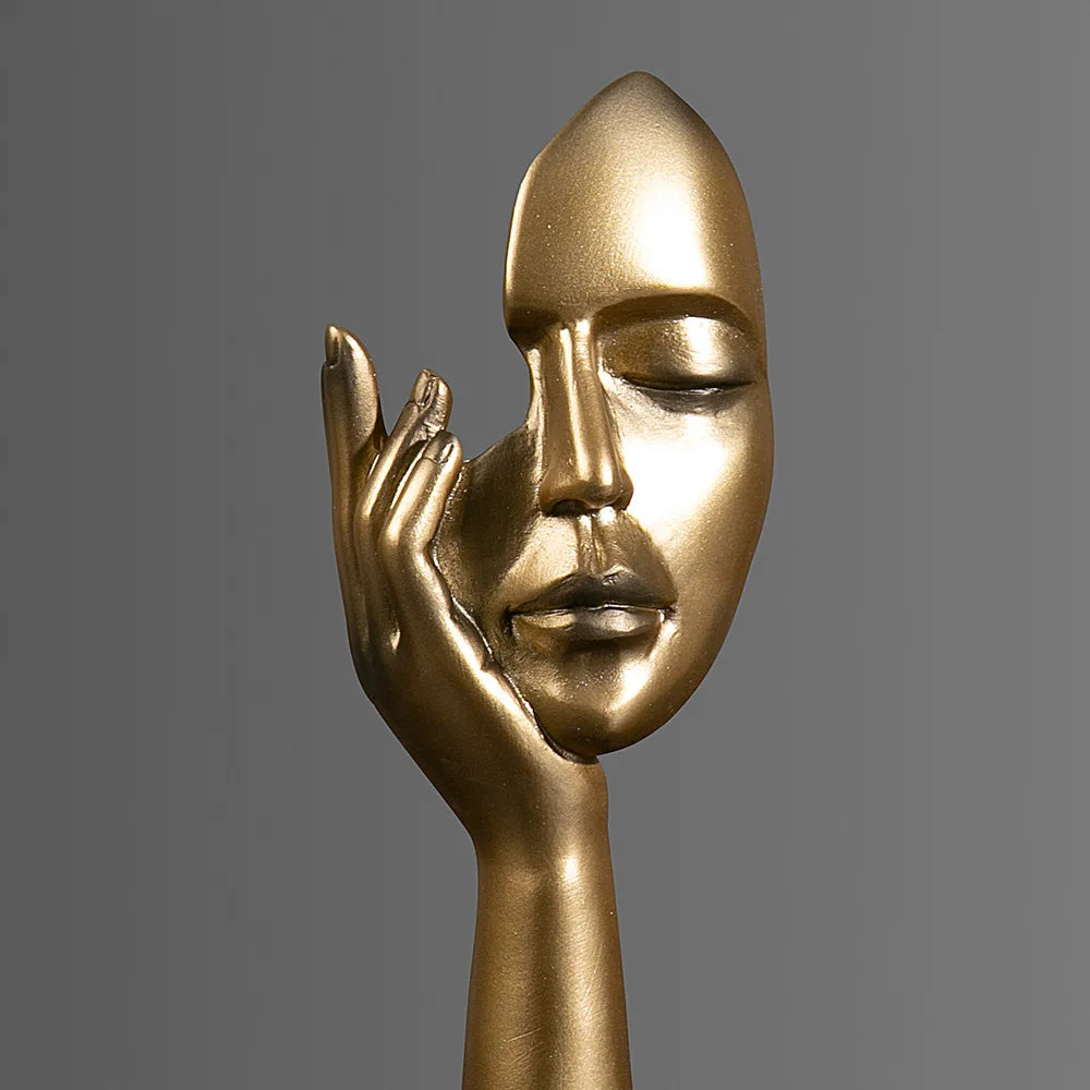 DecorBites™ Abstract Figurines Office Desk Decoration Modern Art Figurine Statue Home Decor