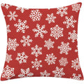 DecorBites™ Christmas Cotton Linen Pillowcases - Decorative Sofa Cushion Cover in Various Sizes