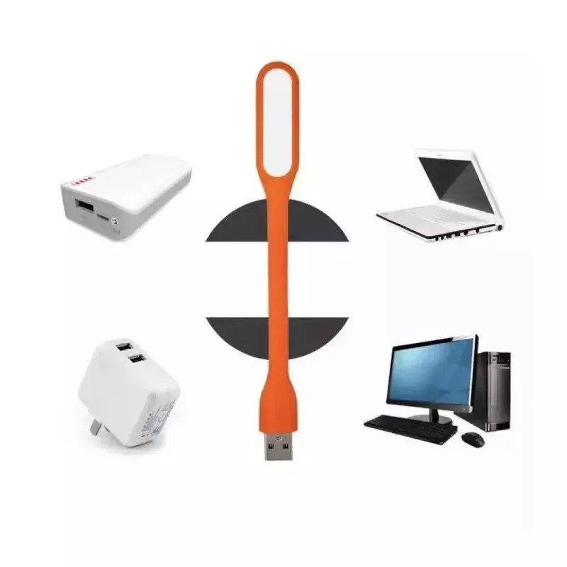 DecorBites™ LED Book Light: Portable USB Lamp for Power Bank/Computer, Protect Eyesight