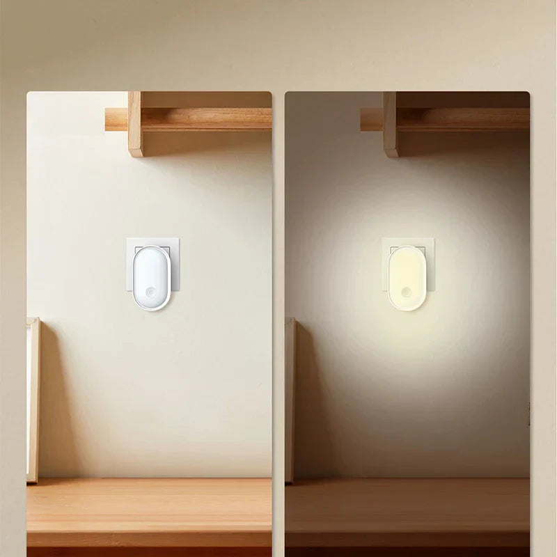 DecorBites™ LED Night Light Wall Lamp with Light Control Induction for Bedroom Home Decor