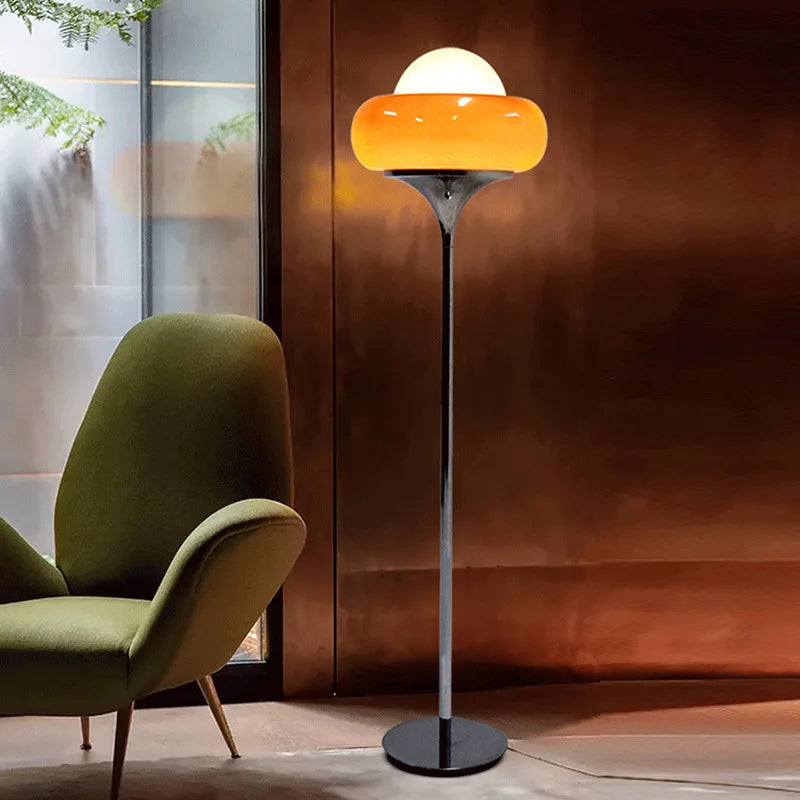 DecorBites™ Guzzini Modern Bauhaus Table Lamp Bedroom Study Living Room Retro Yellow Cream