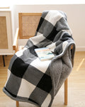 DecorBites™ Bohemian Winter Blanket, Double-Layer Coral Fleece, Thick & Warm for Sofa Nap