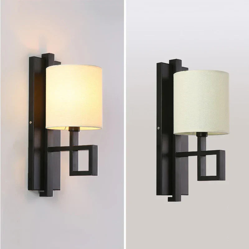 DecorBites™ Chinese Lantern Cloth Wall Light for Bedroom, Corridor, Aisle, Restaurant