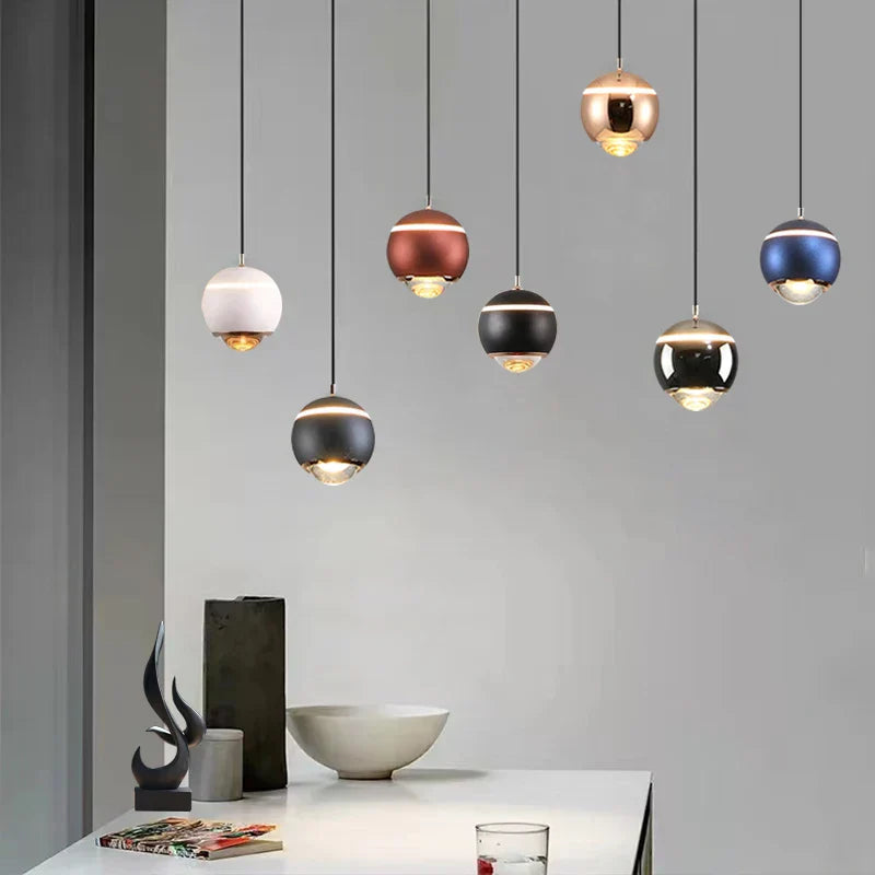 DecorBites™ Ball Pendant Lights for Bedroom, Dining Room, and Kitchen Island
