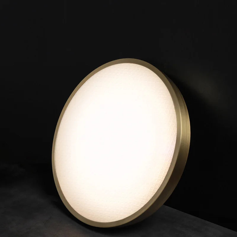 DecorBites™ Copper Ceiling Lamp: Modern Round Surface Mounted Lighting for Bedroom