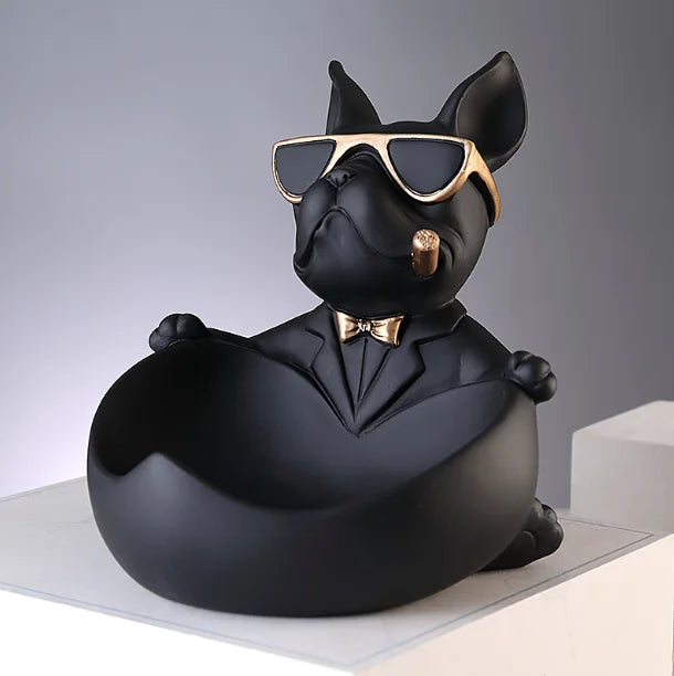 DecorBites™ Cool Dog Resin Statue Sculpture Home Decor Gift