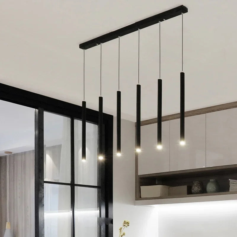 DecorBites™ LED Tube Pendant Lamp for Dining Room, Bedroom, Kitchen, Bar, Hall