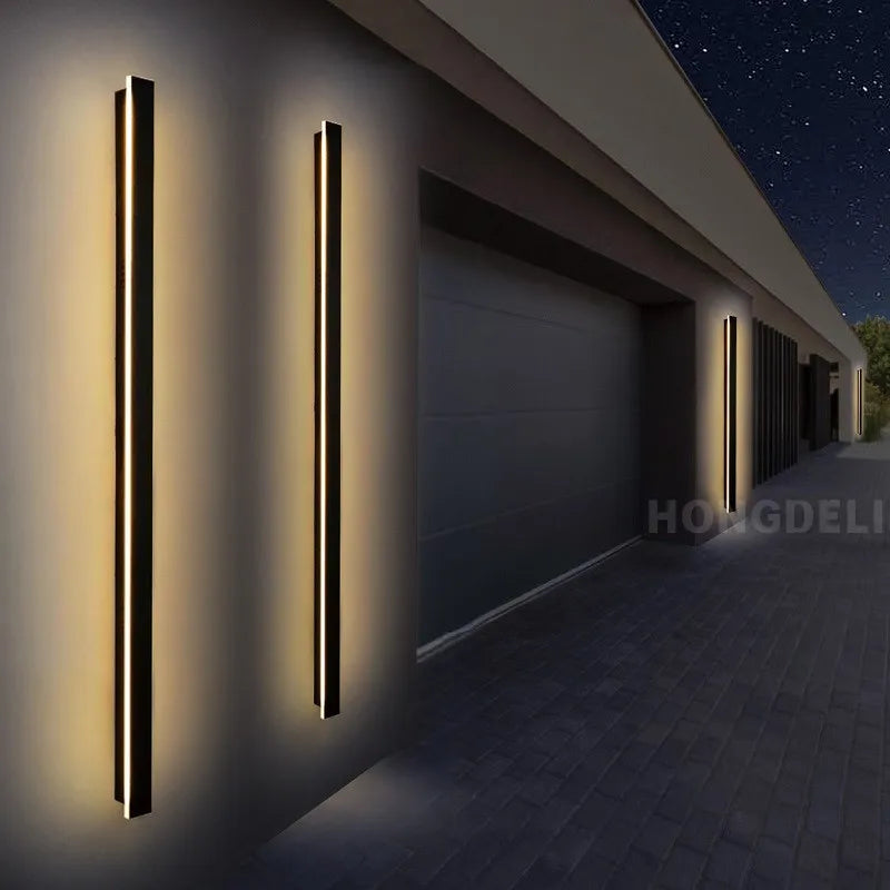 DecorBites™ LED Outdoor Wall Light - Waterproof Aluminum Garden Porch Decorative Lighting