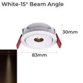 DecorBites™ LED Mini Ceiling Downlights: Anti-Glare Spot Lighting Fixture for Cabinets, Showcases, and more