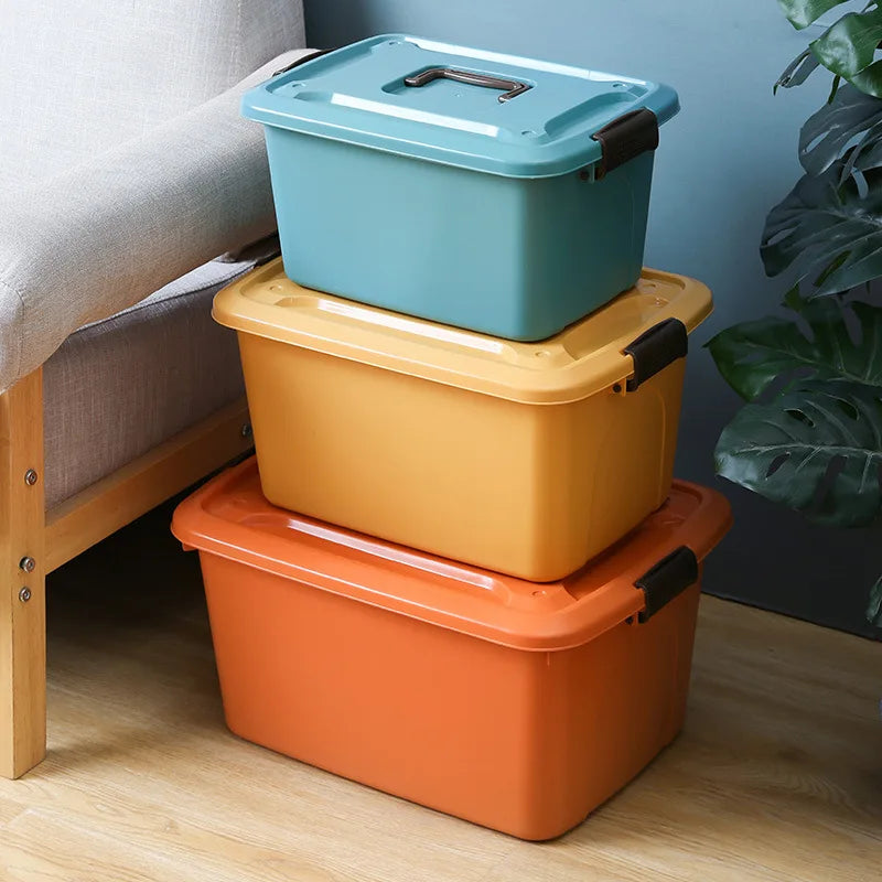 DecorBites™ Large Capacity Storage Box for Cosmetics, Toys, Snacks, Clothes Organizer