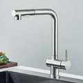 DecorBites™ Black Gourmet Kitchen Faucet with Flexible Sprayer and Dual Nozzle