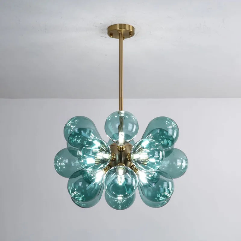 DecorBites™ Glass Bubble Hanging Lamps Chandelier Modern Room Decor Ceiling Pendant Light