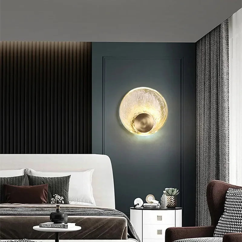 DecorBites™ Elegance Crystal Wall Lamp for Bedroom Living Room Corridor Lighting