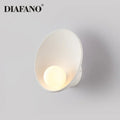 DecorBites™ Gypsum Glass LED Wall Sconce Minimalist Lighting for Bedroom Aisle Surface Mounted