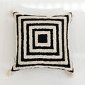 DecorBites™ Boho Tufted Pillow Cover with Tassels - 45x45cm Square for Home Décor