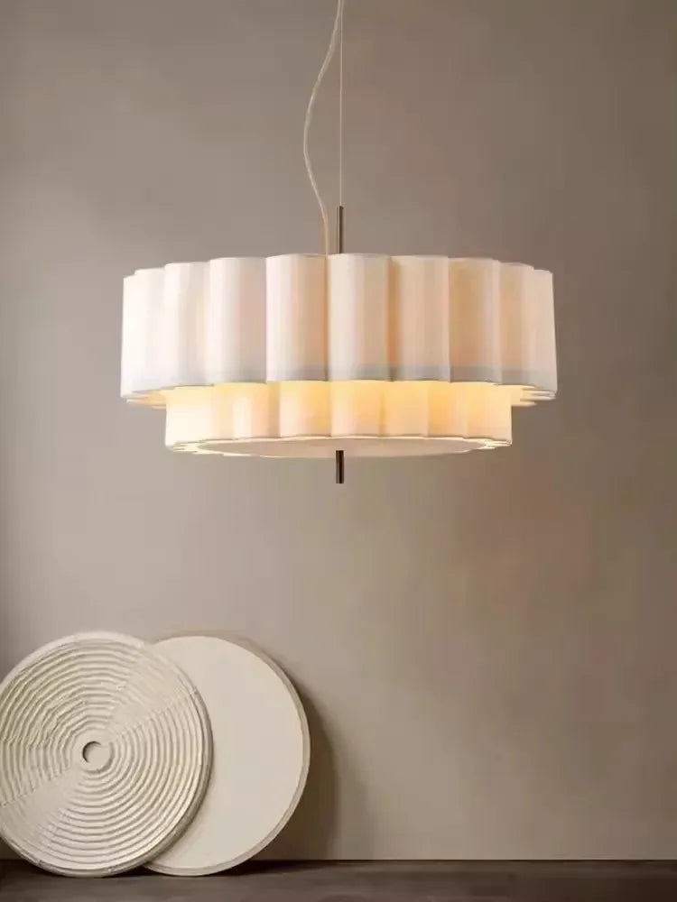 DecorBites™ Bohemia Fabric Chandelier Pendant Lamp for Living Room, Bedroom - Modern Indoor Lighting Fixtures