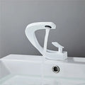 DecorBites™ Black Basin Faucet Brushed Gold Bathroom Mixer Tap Hot Cold Lavotory Chrome