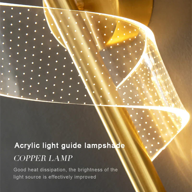 DecorBites™ LED Indoor Wall Sconce Light for Bedroom Living Room Stairs Decoration