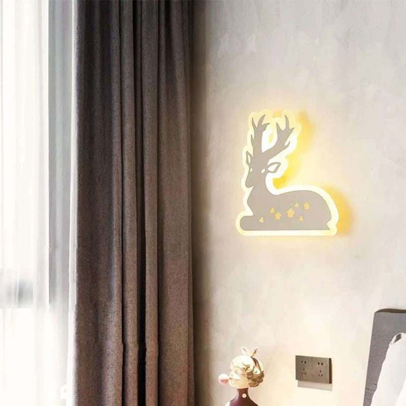 DecorBites™ Kids' LED Wall Light Modern Acrylic Bedroom Sconce Decor, AC85-265V