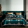 DecorBites™ 200S Embroidery Egyptian Cotton Bedding Set Queen King Linens