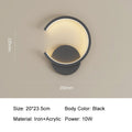 DecorBites™ Aluminum LED Wall Lamp 10W Modern Simplicity for Bedroom Living Room Stairs Home