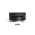 DecorBites™ Coffee Distribution Tool: Adjustable Palm Tamper, Stainless Steel, 3 Angled Slopes